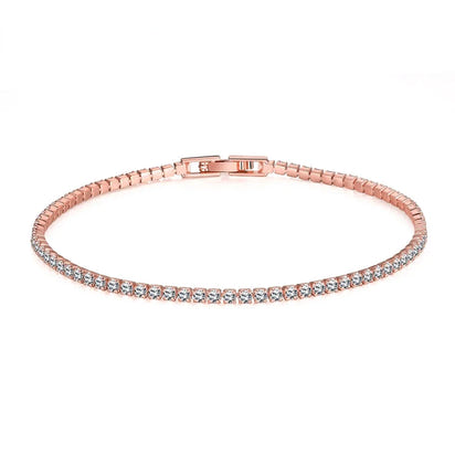 Non - Tarnish Elegant Sterling Silver Tennis Bracelet™