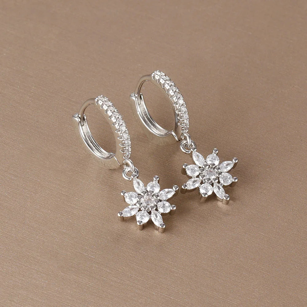 Non Tarnish Luxury Stainless Steel Starry Elegance Dangle Earrings™