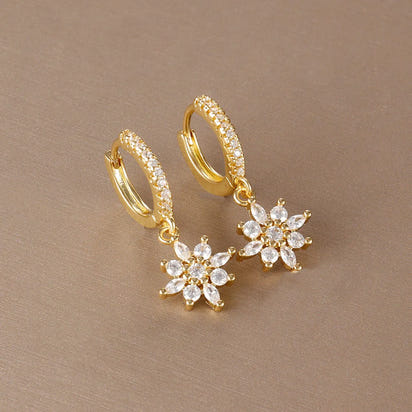 Non Tarnish Luxury Stainless Steel Starry Elegance Dangle Earrings™