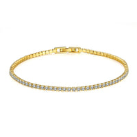 Non - Tarnish Elegant Sterling Silver Tennis Bracelet™
