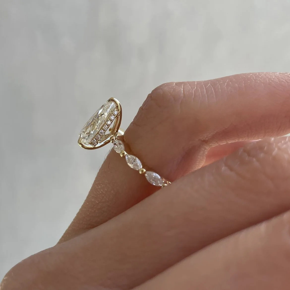 Gold Plated Stainless Steel Elegant Gold Plated Zircon Ring™