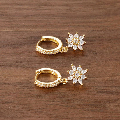 Non Tarnish Luxury Stainless Steel Starry Elegance Dangle Earrings™