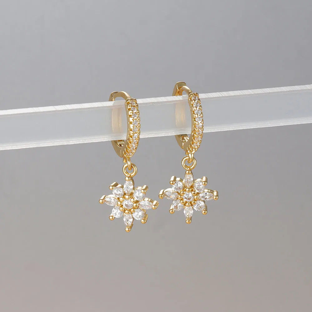 Non Tarnish Luxury Stainless Steel Starry Elegance Dangle Earrings™