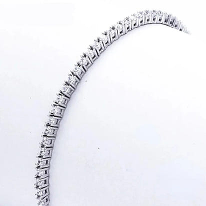 Non - Tarnish Elegant Sterling Silver Tennis Bracelet™