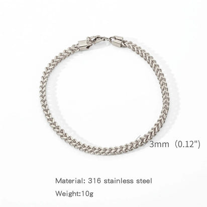 Unisex Stainless Steel Geometric Elegance Bracelet™