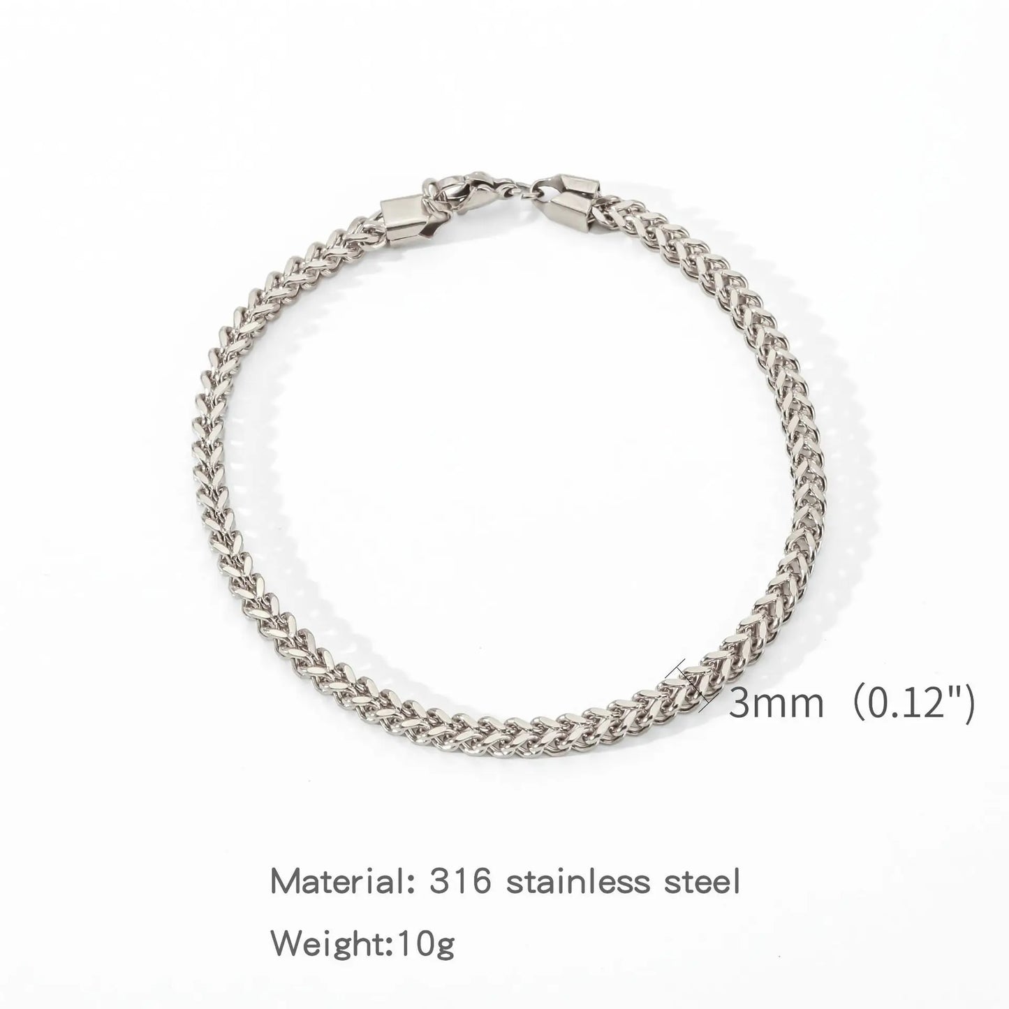 Unisex Stainless Steel Geometric Elegance Bracelet™