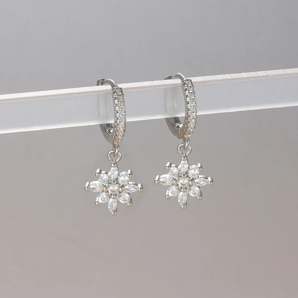 Non Tarnish Luxury Stainless Steel Starry Elegance Dangle Earrings™