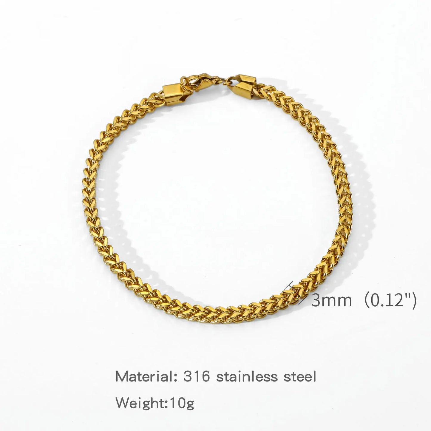 Unisex Stainless Steel Geometric Elegance Bracelet™