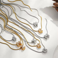 Stainless Steel Personalized Initial Pendant Necklace™