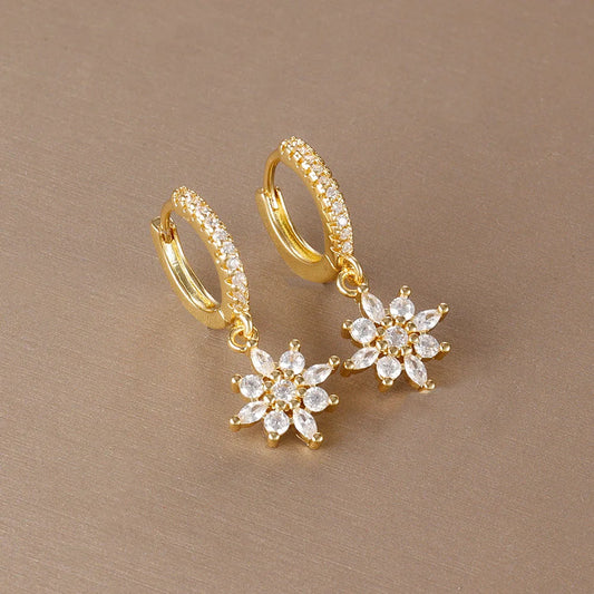 Non Tarnish Luxury Stainless Steel Starry Elegance Dangle Earrings™