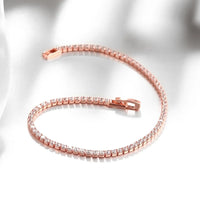 Non - Tarnish Elegant Sterling Silver Tennis Bracelet™