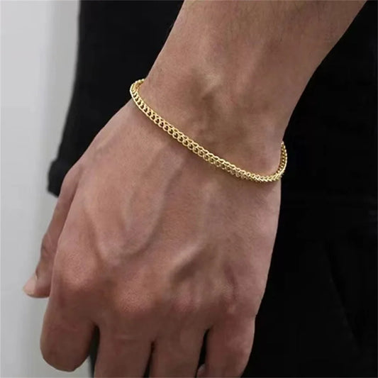 Unisex Stainless Steel Geometric Elegance Bracelet™